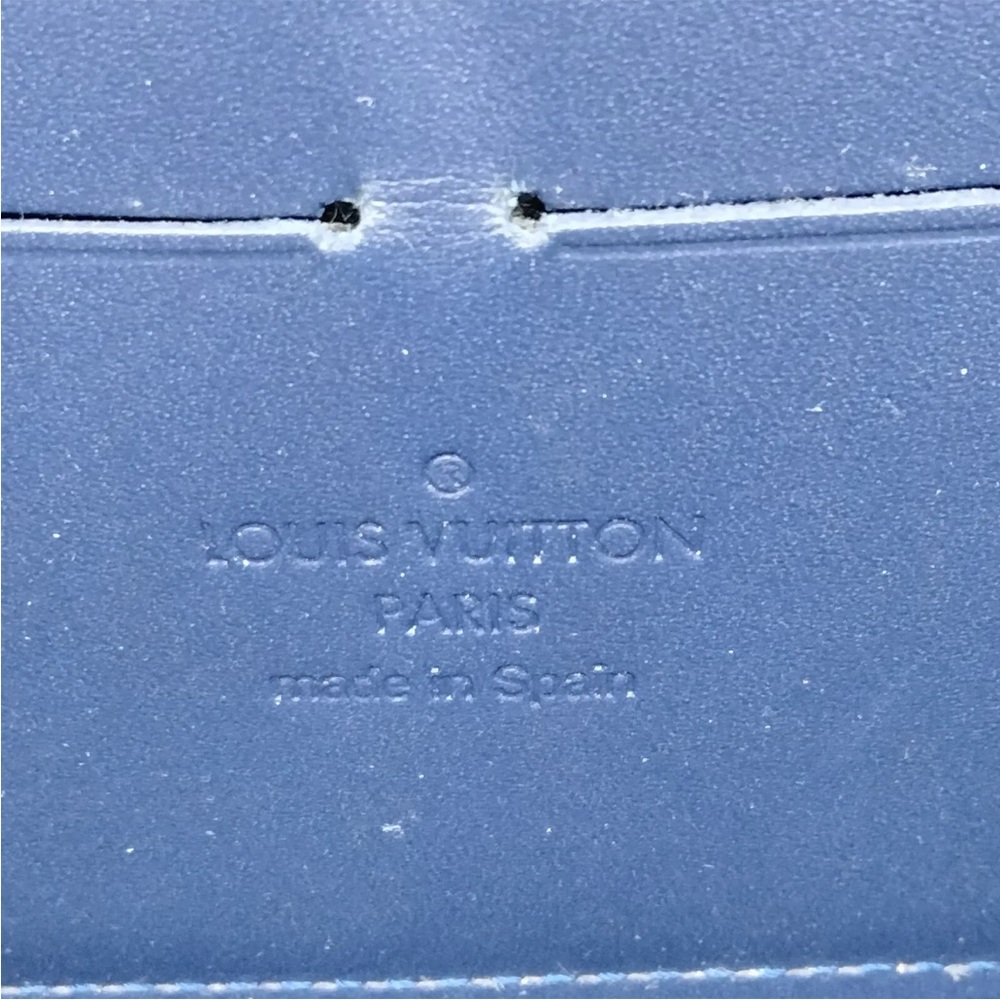 Louis Vuitton Royal Blue Vernis Long Zippy Wallet - Picture 5 of 9